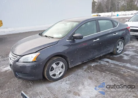 2014 Nissan Sentra S from USA, damaged, VIN 3N1AB7AP9EL628283